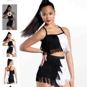 Weissman Black and White Dance Costume